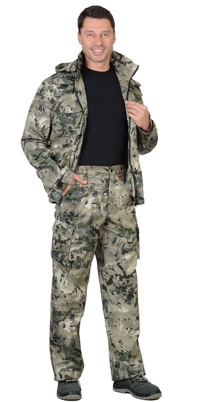 Костюм "СИРИУС-Пума" куртка, брюки (тк. Грета 210) КМФ Степь - фото 2 - id-p154233985