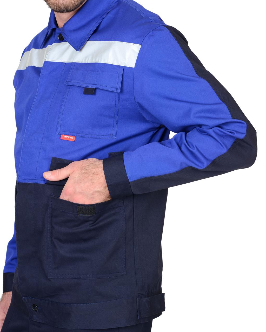 Костюм "СИРИУС-COTTON" куртка, брюки, 100% х/б, МВО - фото 1 - id-p127417201