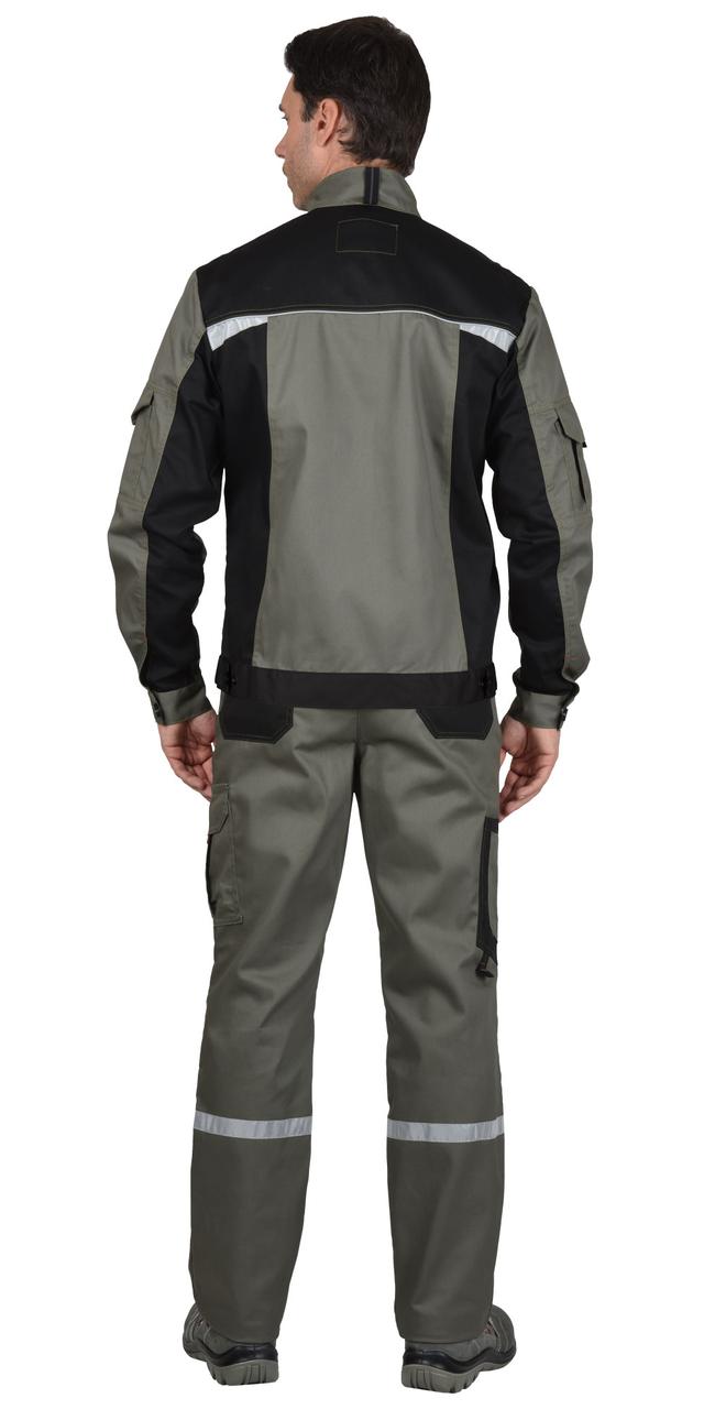 Куртка СИРИУС-СТАН оливковая с черным и красным - фото 3 - id-p127417257
