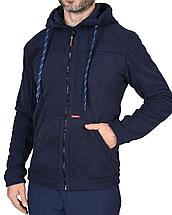 Куртка флисовая СИРИУС-МЕРКУРИЙ темно-синяя, фото 3