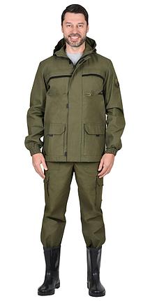 Куртка-штормовка СИРИУС-ГЕО (п-но палаточн.) Хаки, фото 2