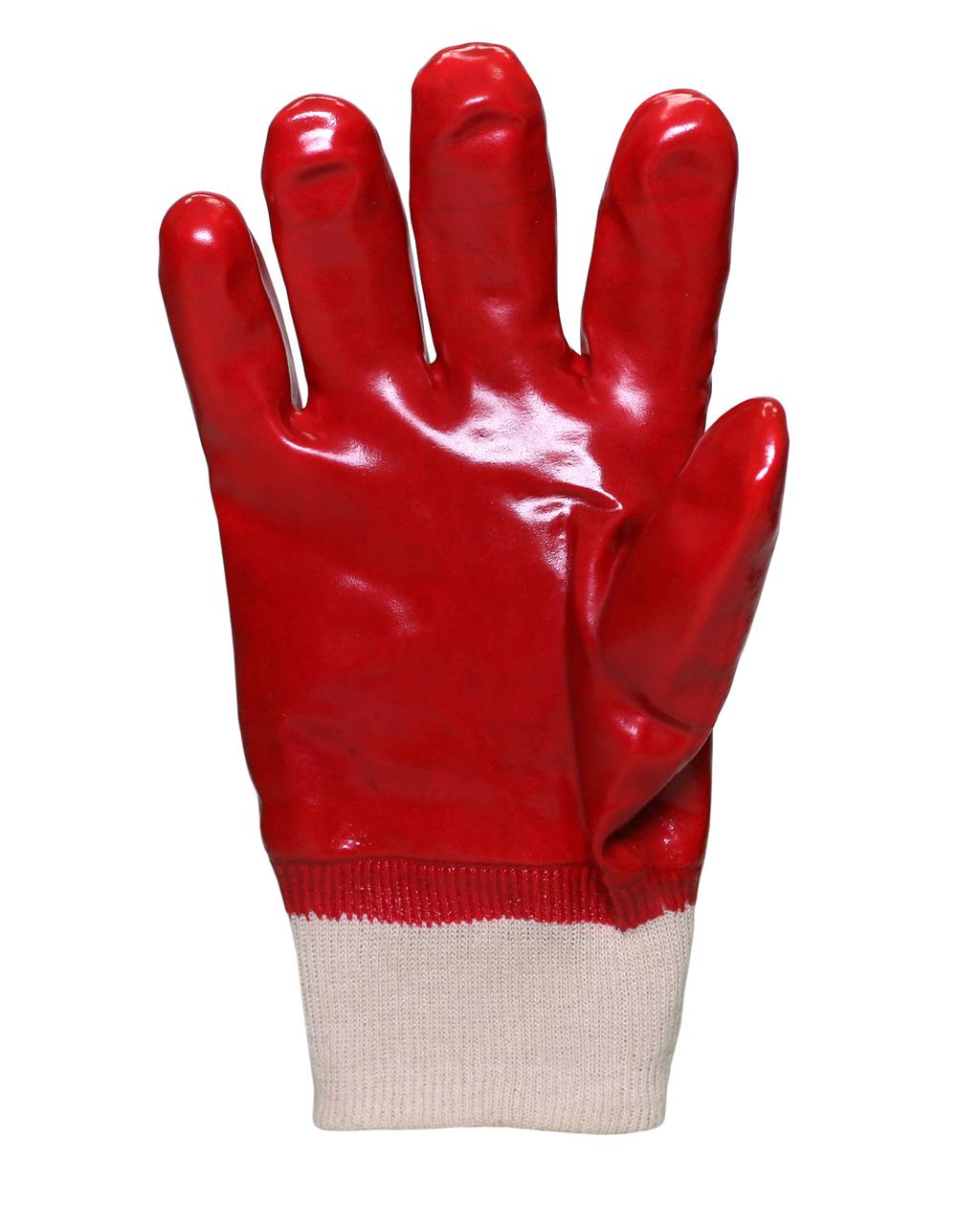 Перчатки "РЕДКОЛ" (основа джерси-100% хлопок, ПВХ покрытие красного цвета) - фото 3 - id-p154234138