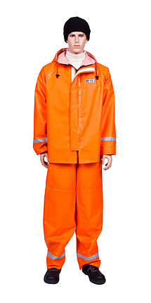 Костюм рыбака Fisherman`s WPL (500 гр/м2) оранжевый, фото 2