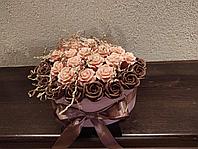 Набор подарочный "Шоколадное настроение"Сердце ( 37 шт), 20*11 см розово-шоколадный