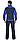 Костюм "СИРИУС-Престиж-Люкс" куртка, брюки синий с васильк. пл. 280 г/кв.м, фото 5