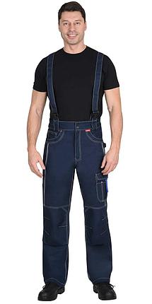 Брюки "СИРИУС-Престиж-Люкс" синий с васильковым пл. 280 г/кв.м, фото 2