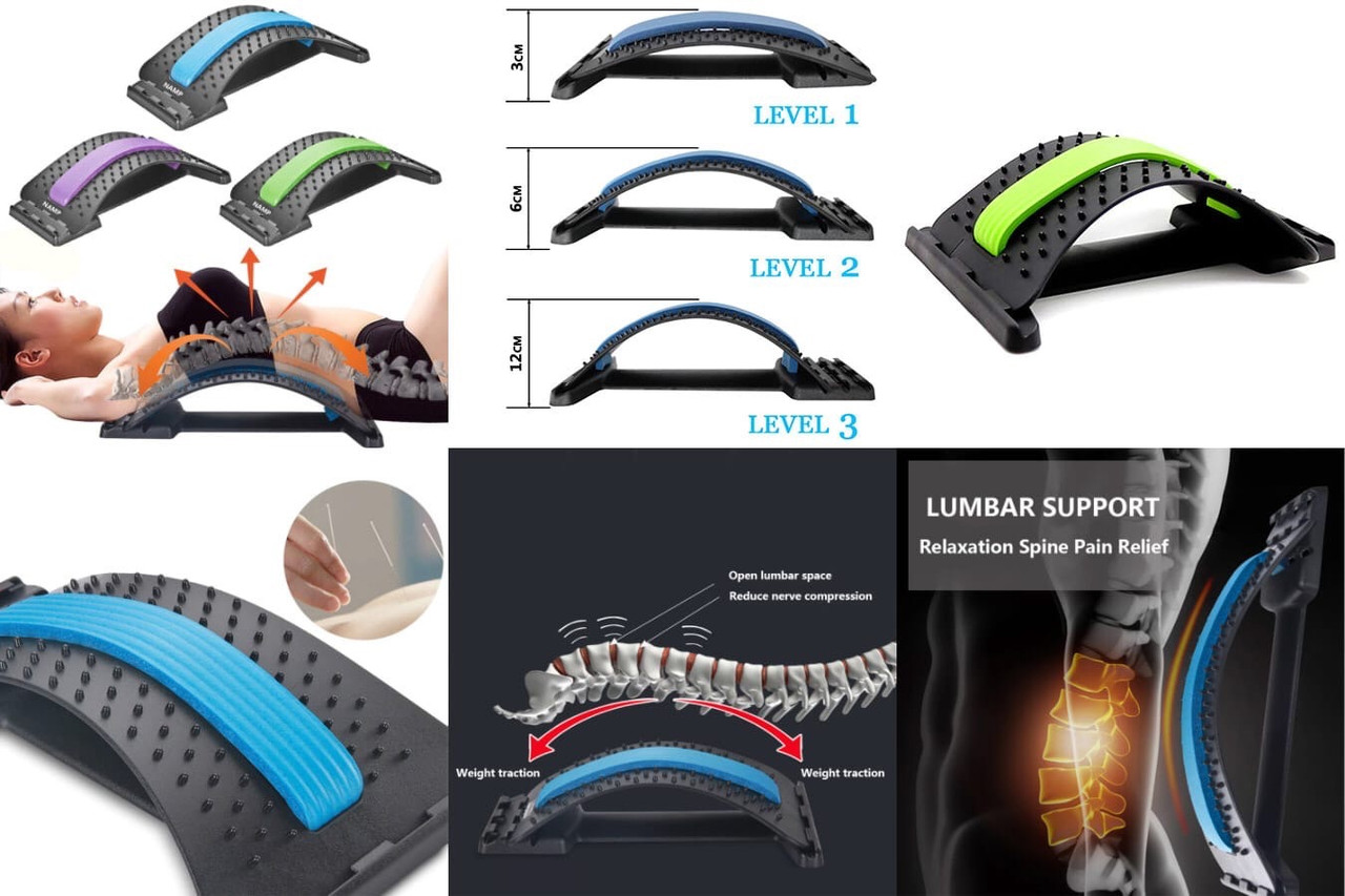 Мостик Кузнецова для спины Тренажер для снятия нагрузки с позвоночника «МОСТИК» массажный - фото 5 - id-p154237070
