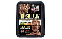 Профессиональный скульптурный пластилин Monster Clay, 2,05кг, коричневый, мягкий