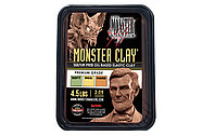 Профессиональный скульптурный пластилин Monster Clay, 2,05кг, коричневый, средний