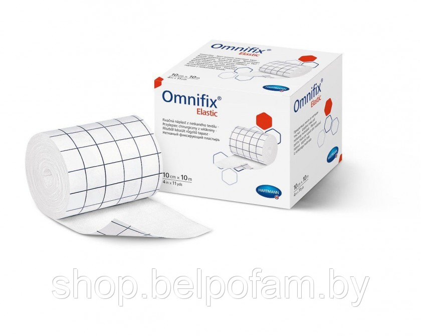 Пластырь нетканый фиксирующий OMNIFIX ELASTIC 10 см х 10 м - фото 1 - id-p154240361