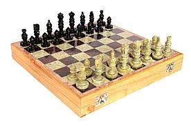 Набор шахмат из натурального камня 25х25см.