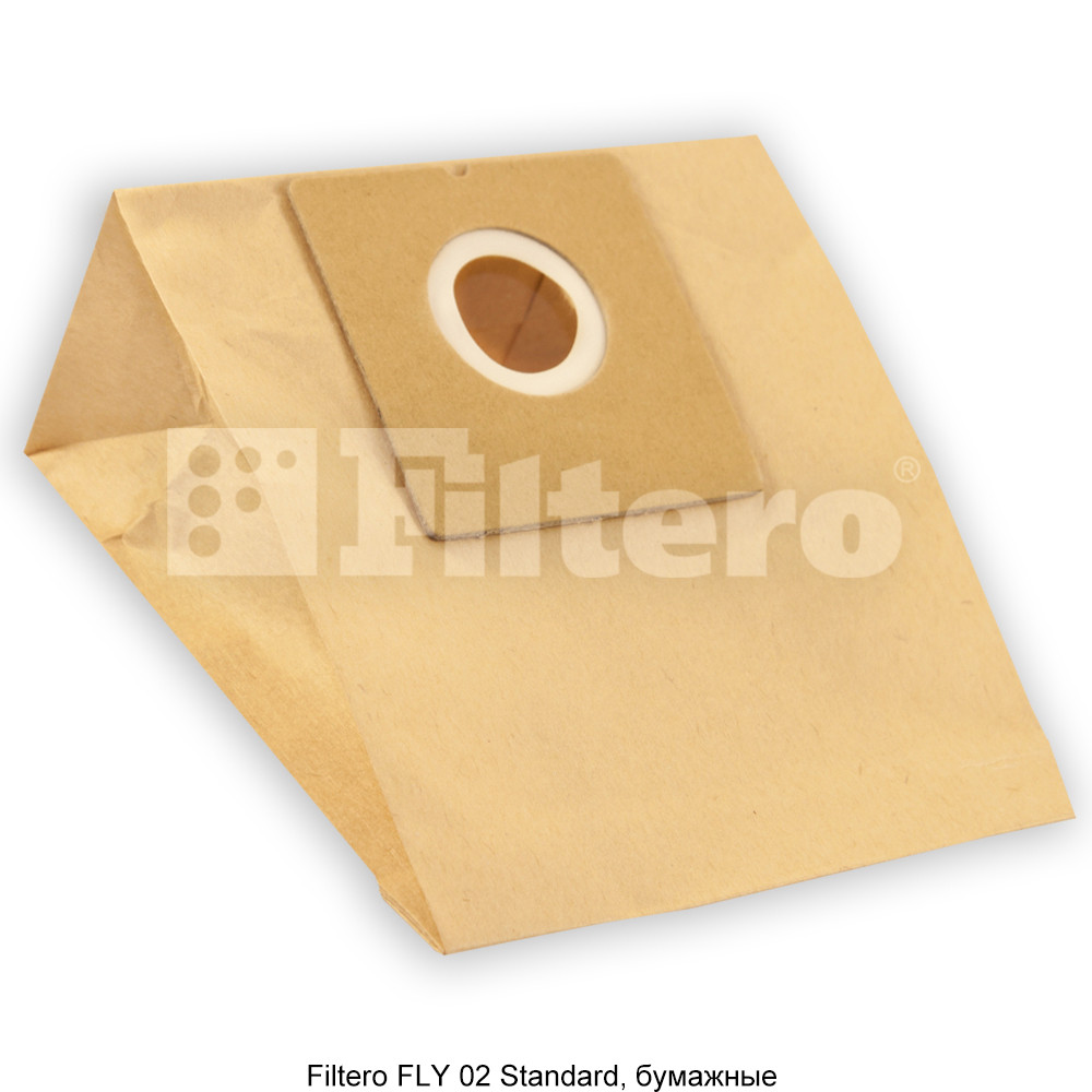 Комплект бумажных пылесборников (5 шт) Filtero FLY 02 (5) Standard, для пылесосов - фото 3 - id-p154244643