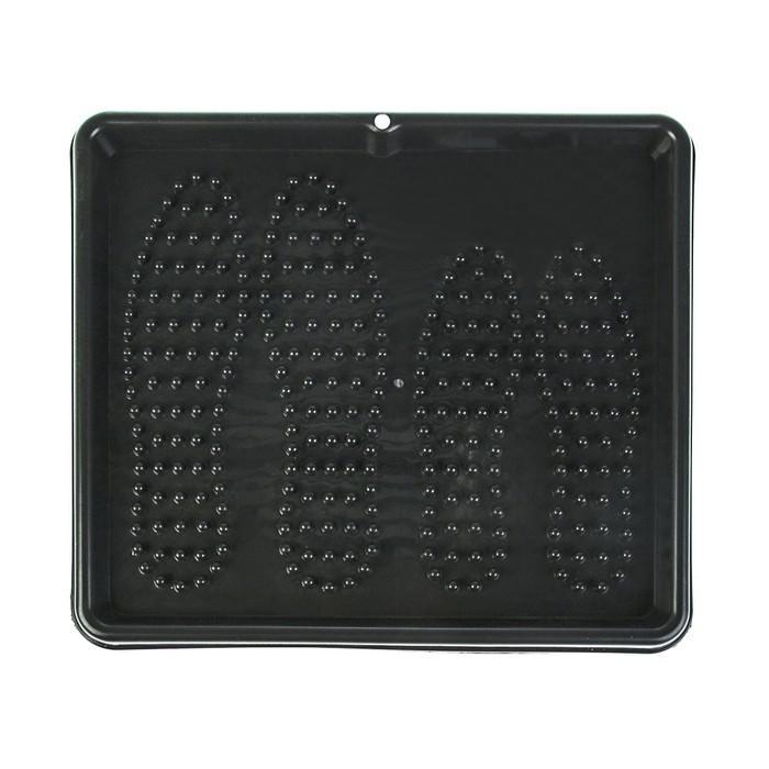 Лоток для обуви Darel plastic, 43×39 см, цвет чёрный - фото 1 - id-p153770524