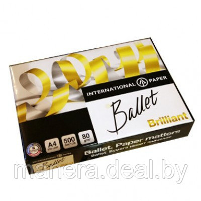 Бумага офисная "Ballet Brilliant", A4, 500л. 80г/м, А+ класс