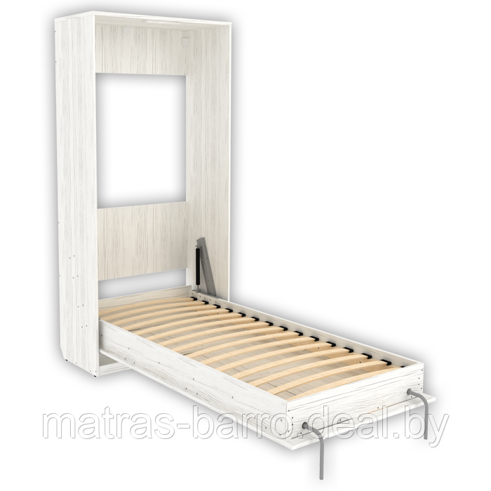 Кровать-шкаф подъемная 900 (вертикальная) арт. К02 в цвете Арктика - фото 1 - id-p154273649