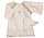 023/Б2 Крестильный комплект Pituso (пеленка, чепчик, рубашка), 74-80 Белый, набор для крещения, фото 3