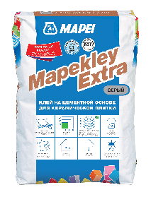 Клей для плитки Mapei Mapekley Extra серый 25 кг.