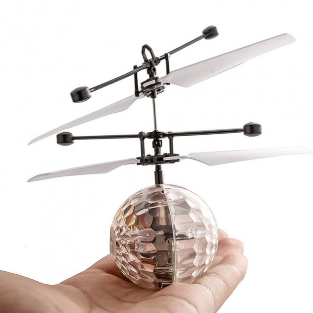 Летающий шарик (летает от руки), заряжается через USB провод - фото 4 - id-p154294131