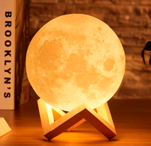 Настольная лампа Луна 3d Мoon light lamp - фото 1 - id-p154307260