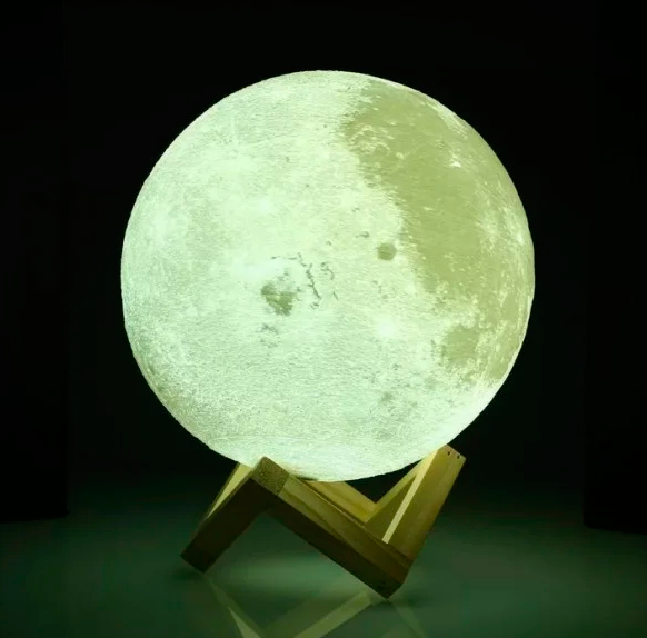 Настольная лампа Луна 3d Мoon light lamp - фото 4 - id-p154307260