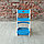 Растущий стул «Ростик»  Двухцветный Бело-синий, фото 7