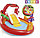 Детский надувной бассейн с горкой Intex "Happy Dino", арт. 57163, фото 2