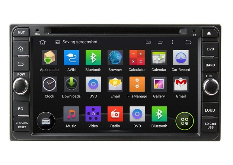 Штатная магнитола Carmedia для Toyota Hilux Pick Up 2011+ базовая комплектация на Android 10 - фото 1 - id-p154331162