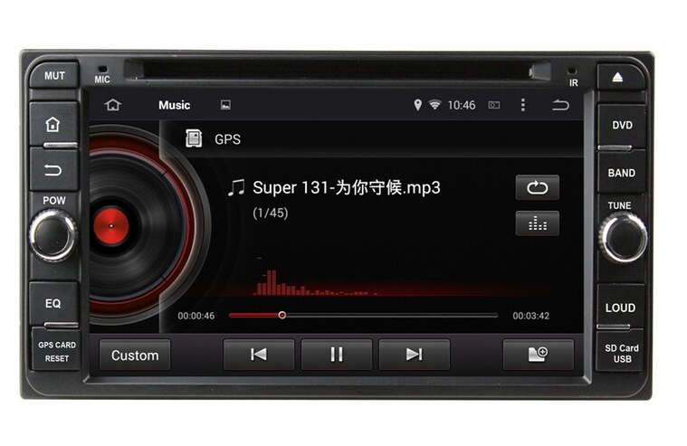 Штатная магнитола Carmedia для Toyota Hilux Pick Up 2011+ базовая комплектация на Android 10 - фото 4 - id-p154331162