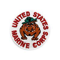 Термоаппликация AD1004 MARINE CORPS UNITED STATES (морская служба США) , 1шт., Hobby&Pro