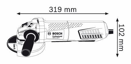 Угловая шлифмашина GWS 11-125 P Professional - фото 2 - id-p13979982