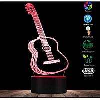 3D светильник «Гитара» от USB, 7 режимов цвета