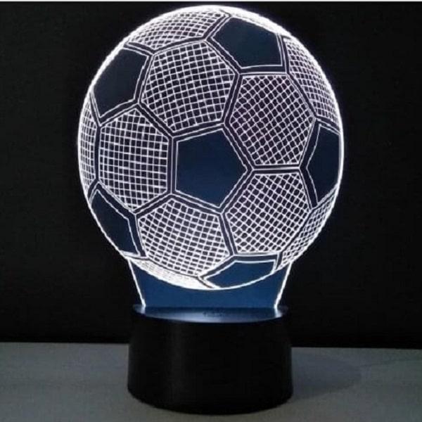 3D светильник «Футбольный мяч» от USB, 7 режимов цвета - фото 1 - id-p154350455