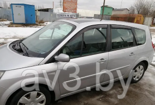 Ветровики Renault Scenic 2 5D (2003-2009) (Cobra Tuning)