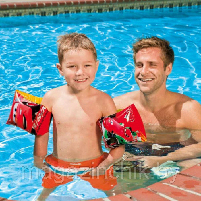 Нарукавники детские для плавания Тачки Intex 56652, от 3 до 6 лет - фото 3 - id-p154401793