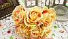 Цветы для рукоделия на проволоке "Роза" (6 штук), фото 3