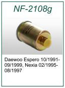 Топливный фильтр NF-2108g для DAEWOO Espero | Nexia инж. (с гайкой) (OEM 25055129)