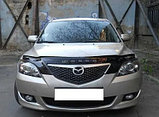 Дефлектор капота Vip tuning Mazda 3 2003-2008 хэтчбек, фото 2