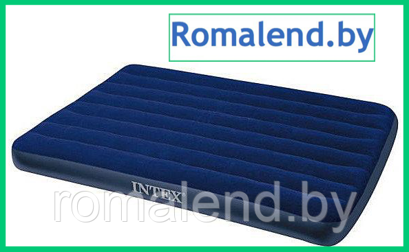 Надувной матрас-кровать INTEX 191*137*25 см. Цвет синий. Арт. 64758