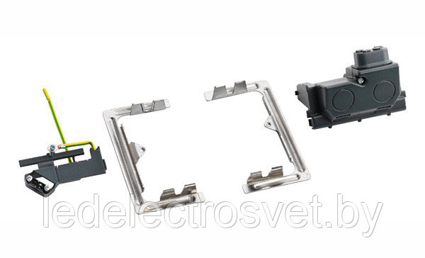 Установочный набор для блоков розеточных на 4М (для столов и фальш-полов) - фото 1 - id-p154328721