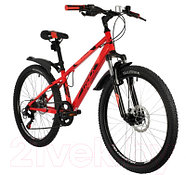 Велосипед NOVATRACK 24″ EXTREME 6,D красный, фото 2