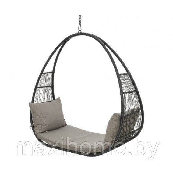 Кресло садовое подвесное  "Ибица"  + подушки Черный