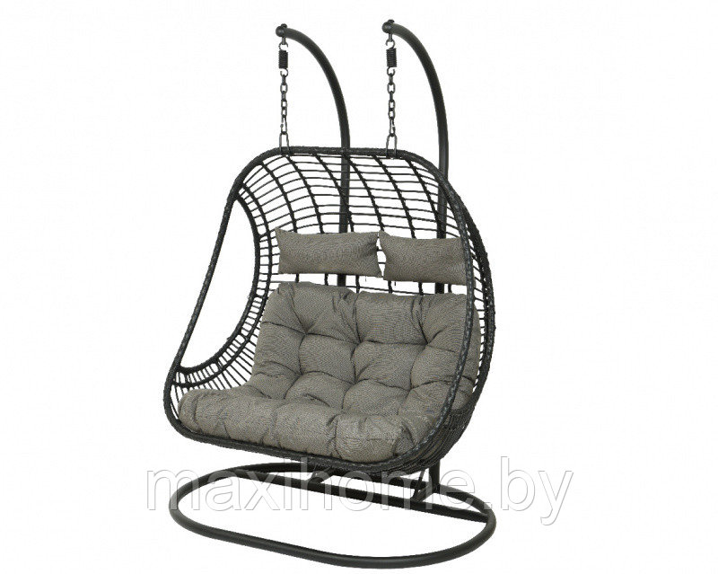 Кресло садовое подвесное "Рига" + подушки (2 места) - фото 1 - id-p154453572