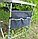 Стол-чемодан складной с карманом-органайзером и 4 стула НИКА арт. ССТ-К3 (120х60х610) светло-серый, фото 3