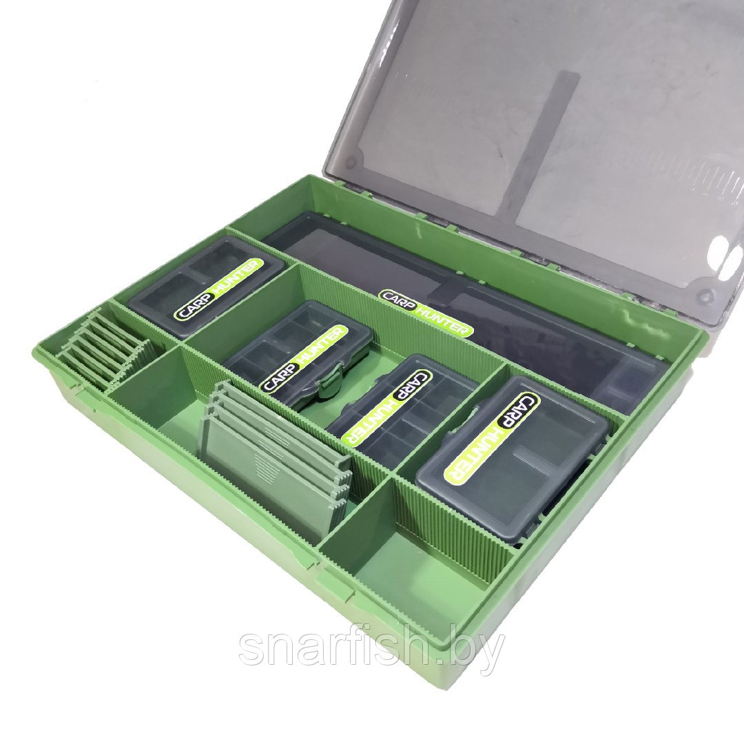 Коробка карповая Tackle Box (6 коробок + поводочница) CarpHunter