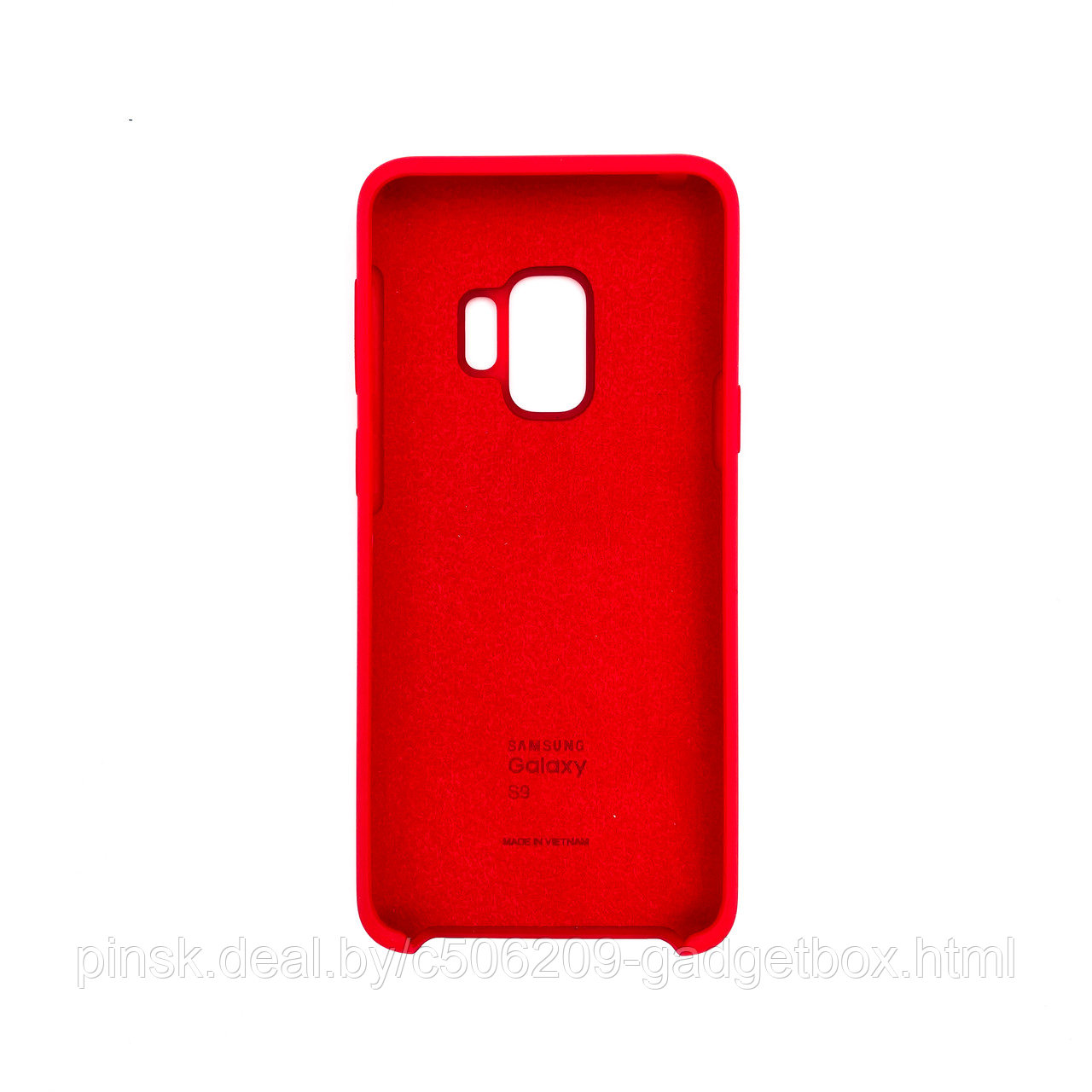 Чехол Silicone Cover для Samsung S9+, Красный - фото 2 - id-p154459852