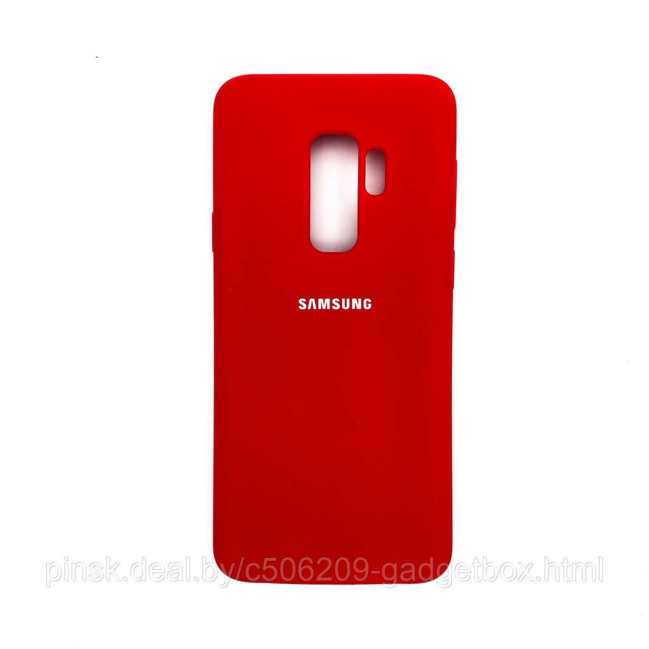 Чехол Silicone Cover для Samsung S9, Красный - фото 1 - id-p154459851