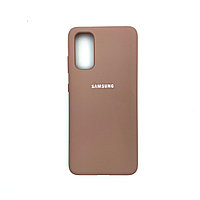 Чехол Silicone Cover для Samsung S11e / S20, Песочно-розовый