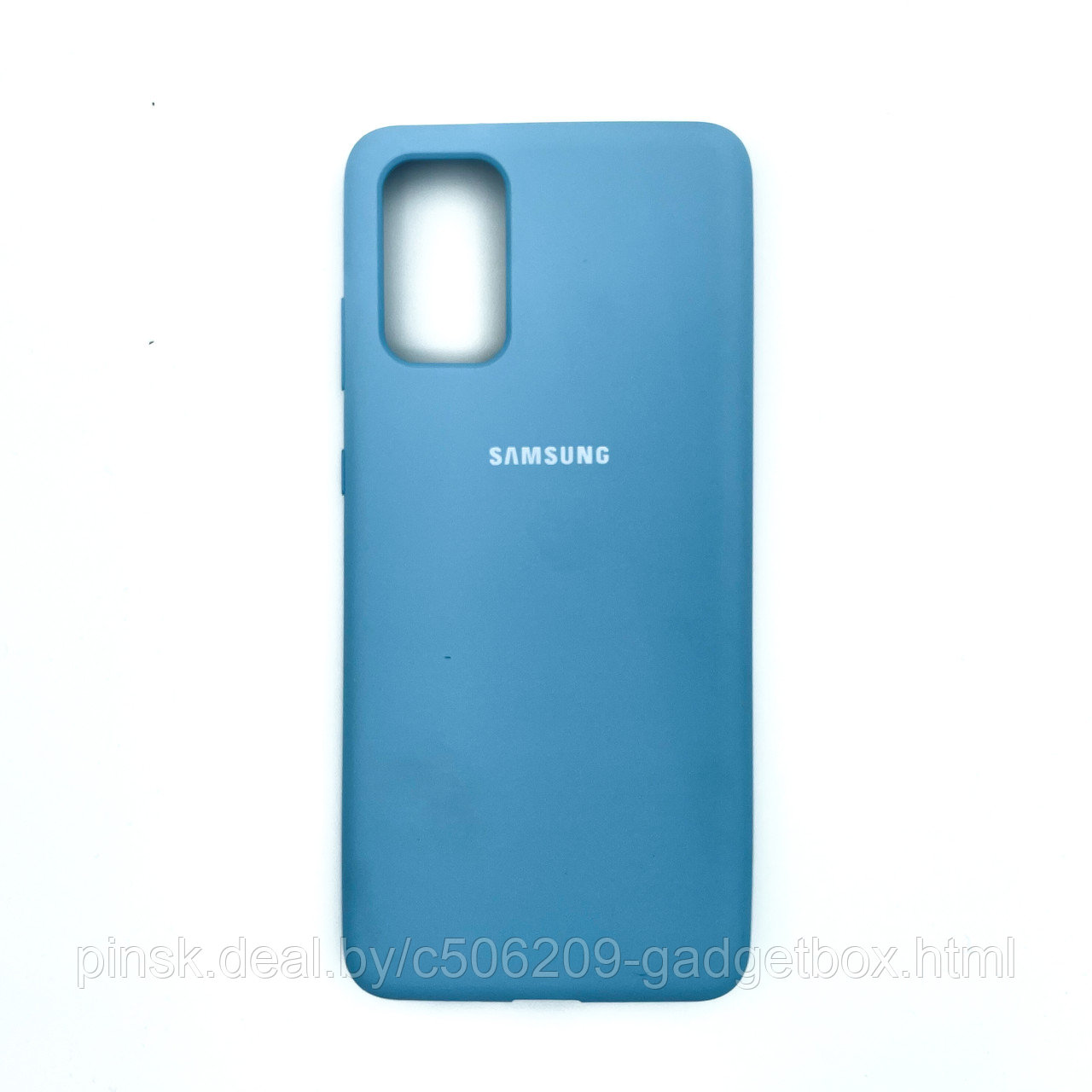 Чехол Silicone Cover для Samsung S11 / S20+, Морской голубой - фото 1 - id-p154459831