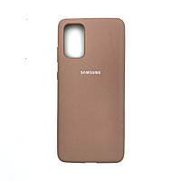 Чехол Silicone Cover для Samsung S11 / S20+, Песочно-розовый