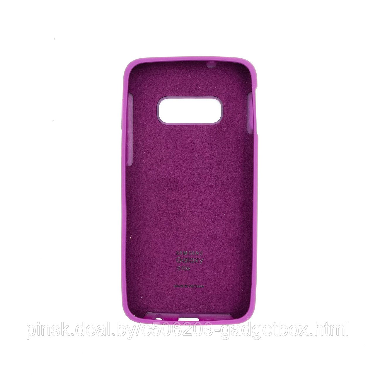 Чехол Silicone Cover для Samsung S10E, Фиолетовый - фото 2 - id-p154459828